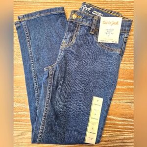NWT- Cat & Jack girls jeans Size 7